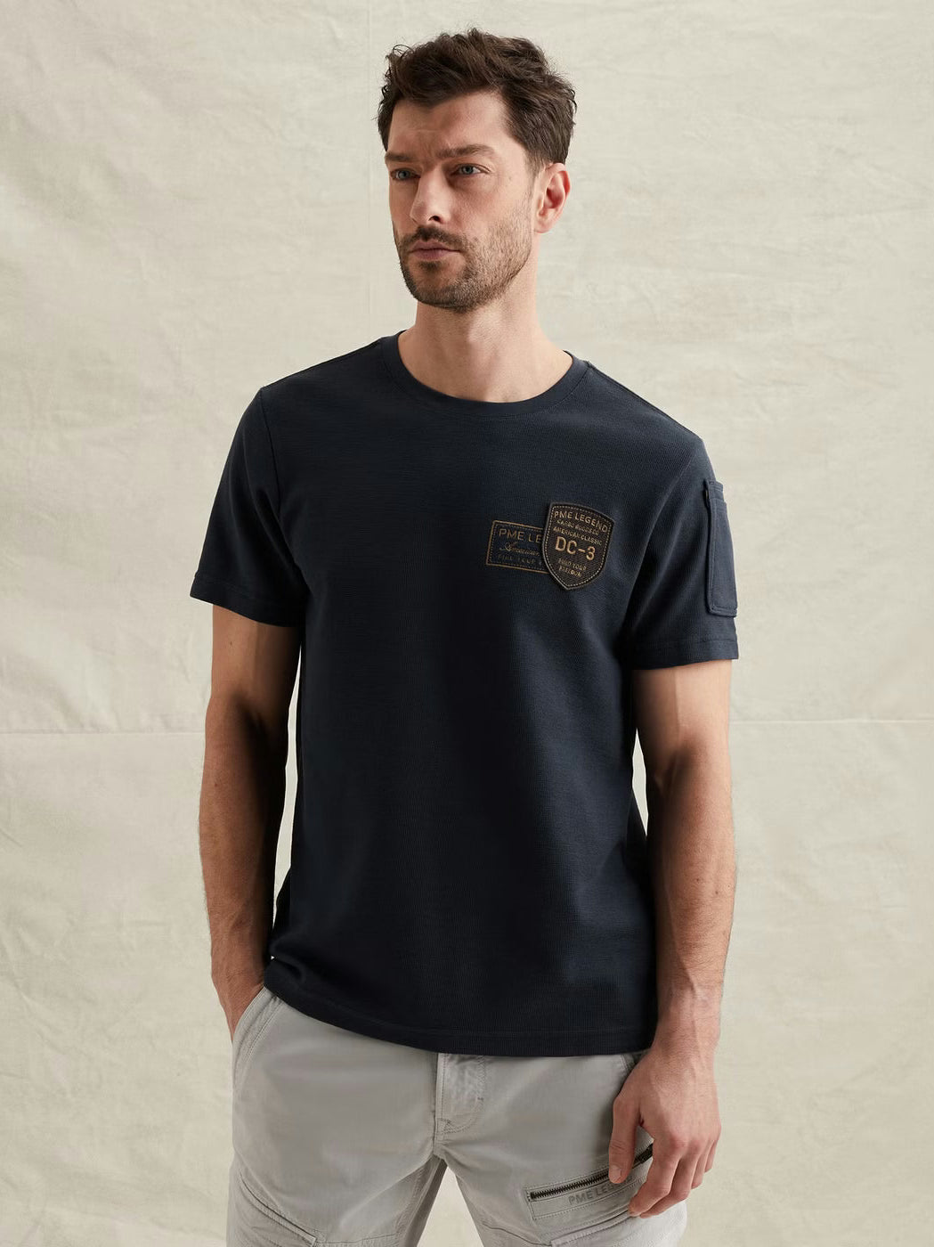 PTSS2602572-5116 T-shirt Donkerblauw - Castelijn mode