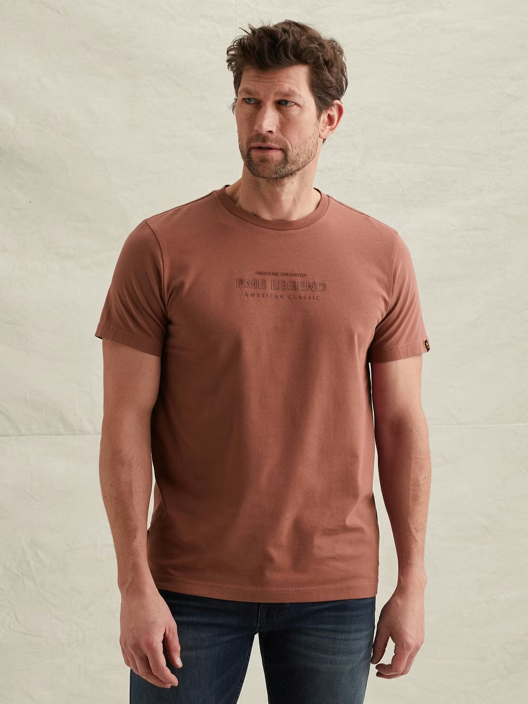 PTSS2602584-4085 T-shirt roan rouge