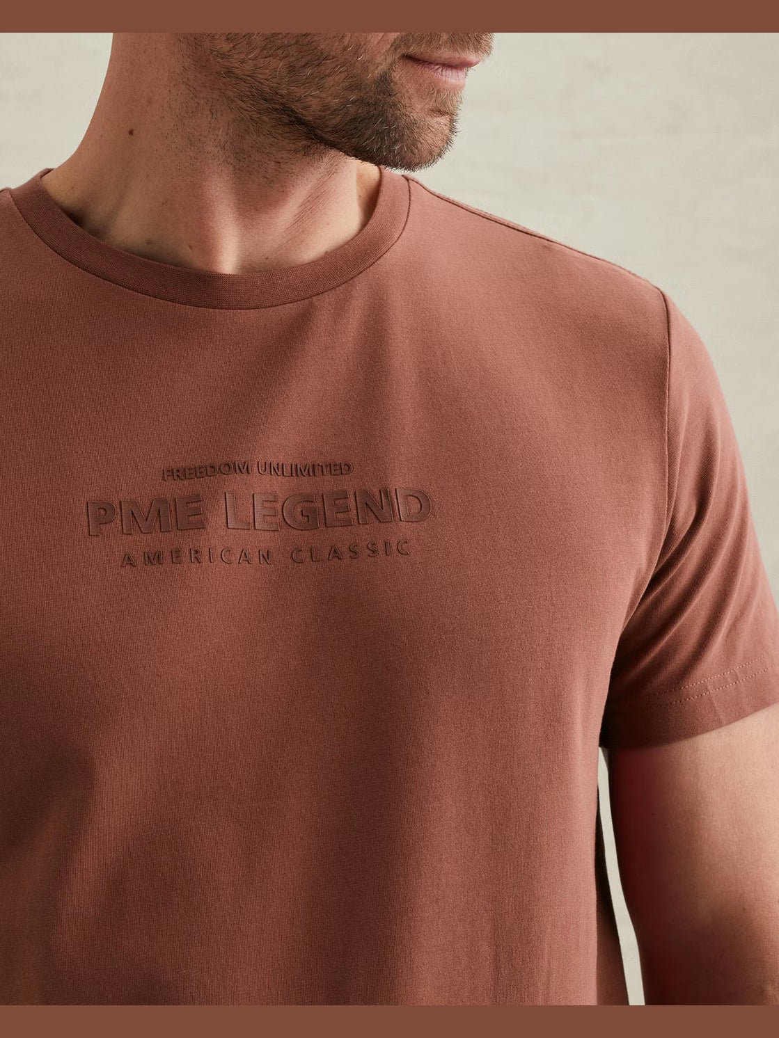 PTSS2602584-4085 T-shirt roan rouge