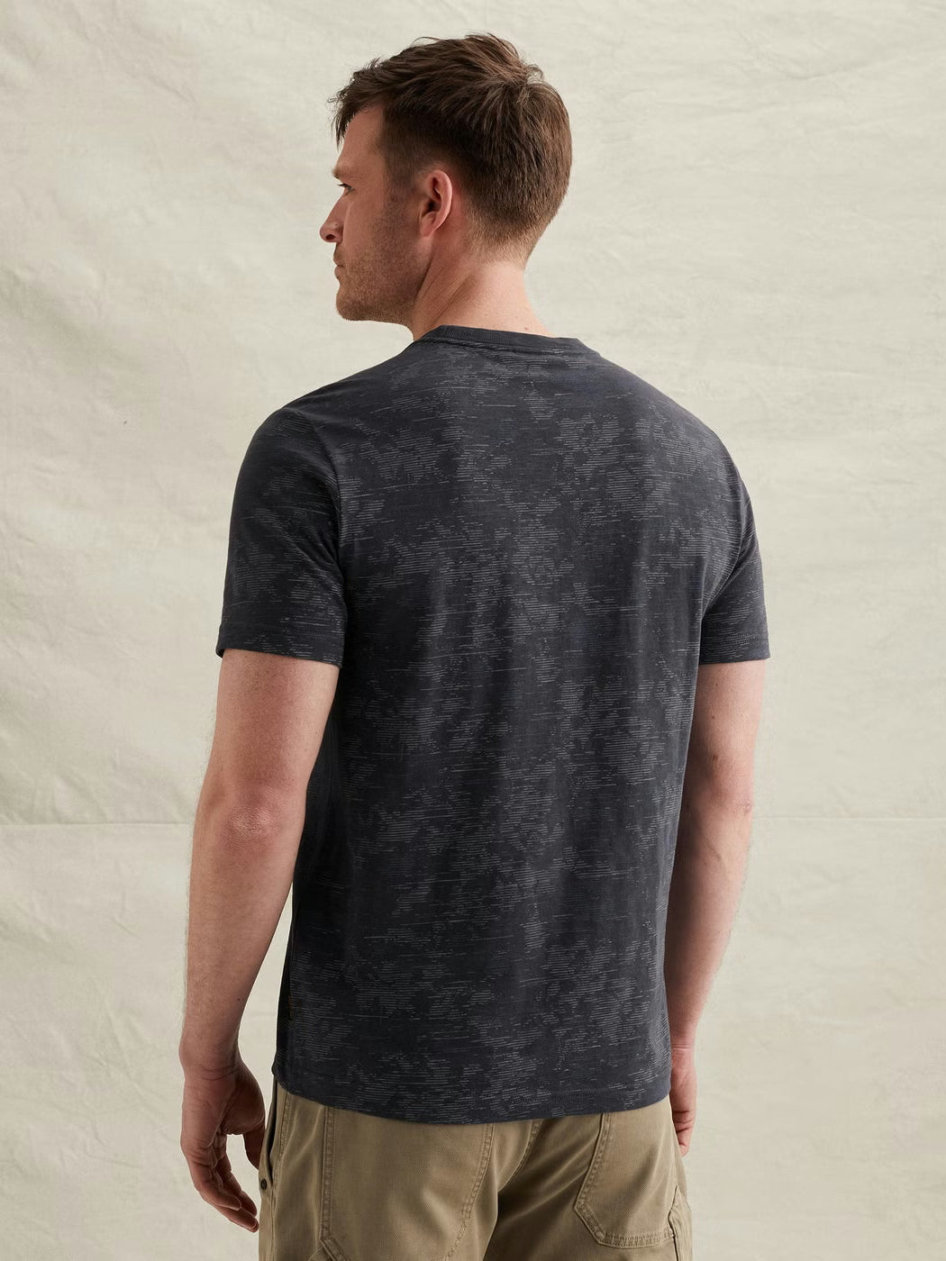 PTSS2603574-5278 T-shirt met allover print blauw - Castelijn mode