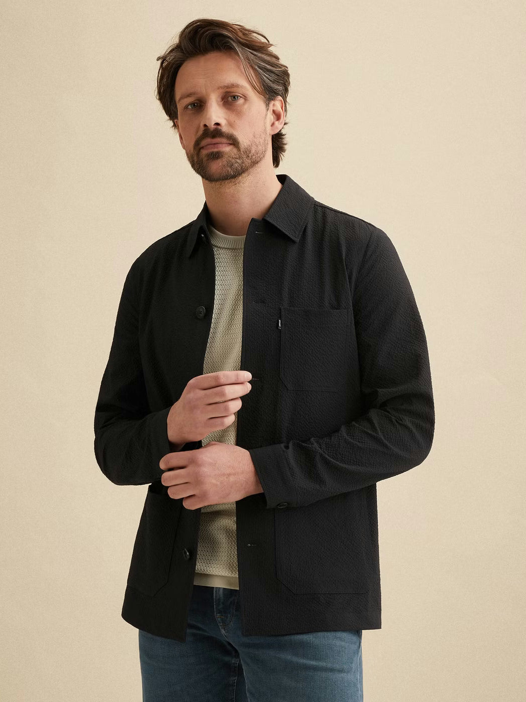 VBL2602194-5281 Blazer/Overshirt donkerblauw