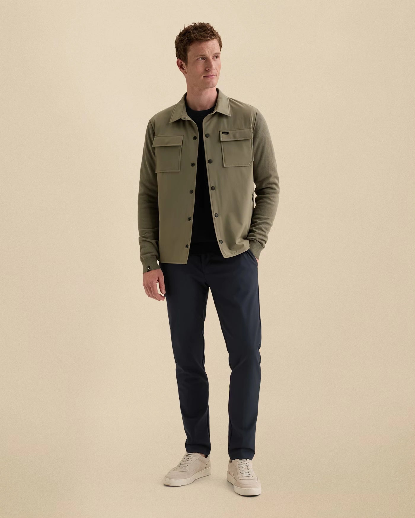 Overshirt Contrast Groen