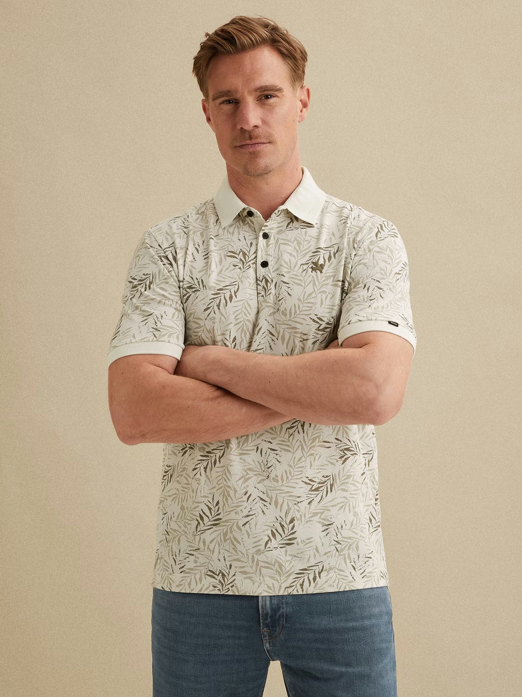 VPSS2602812-7004 Polo met allover print