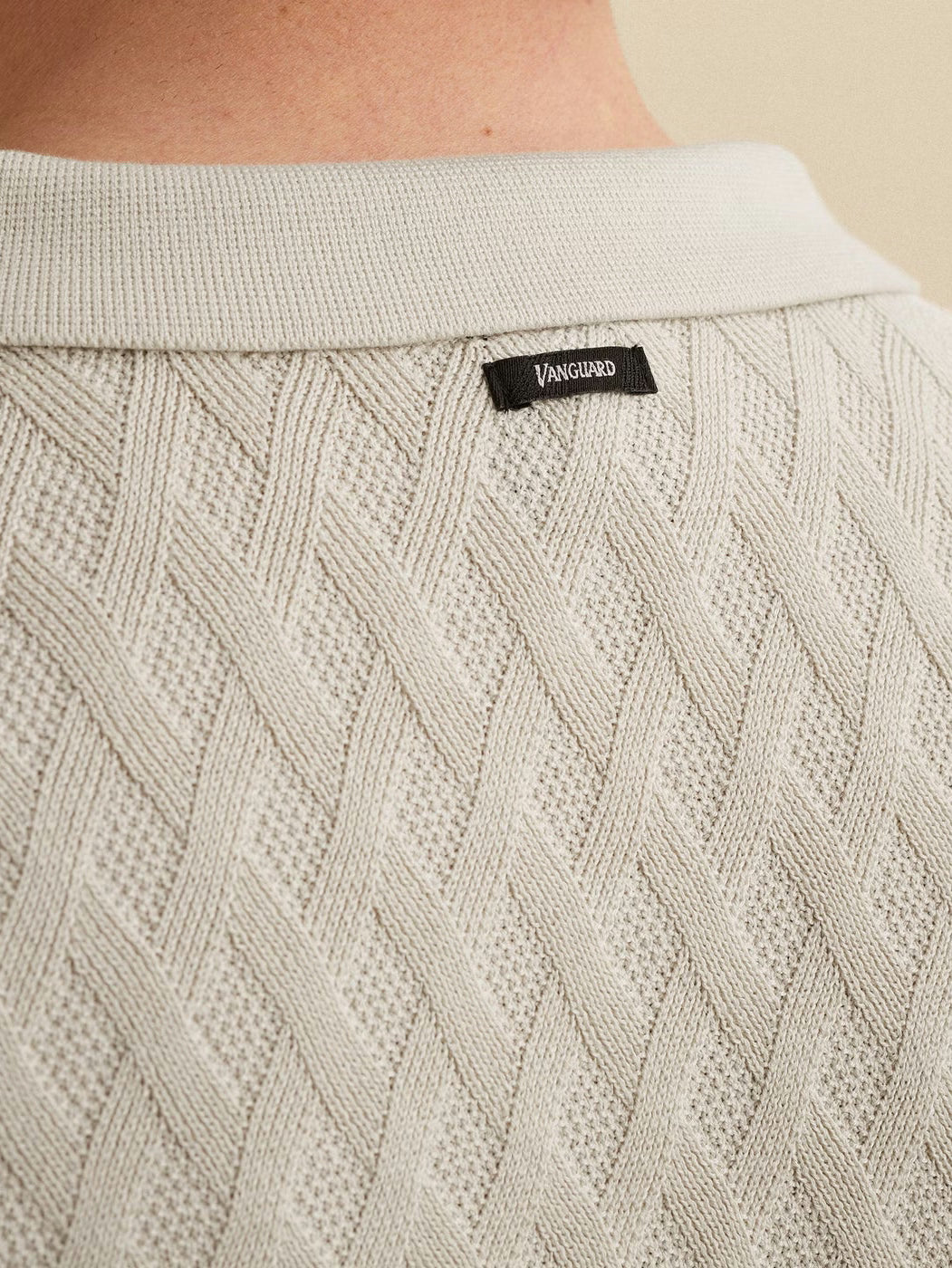 VPSS2602818-9017 Polo beige met rits