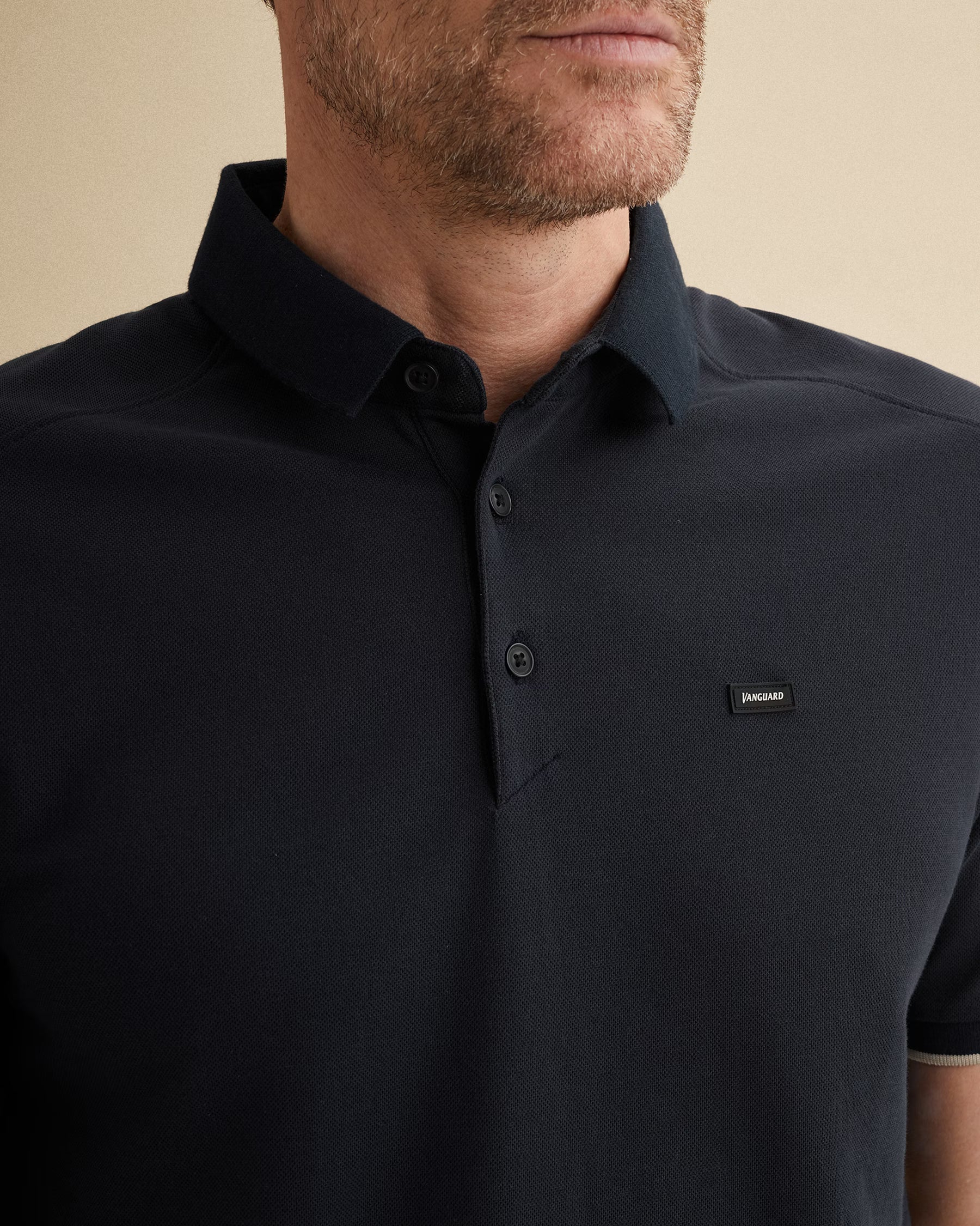 Polo Donkerblauw Comfort Stretch