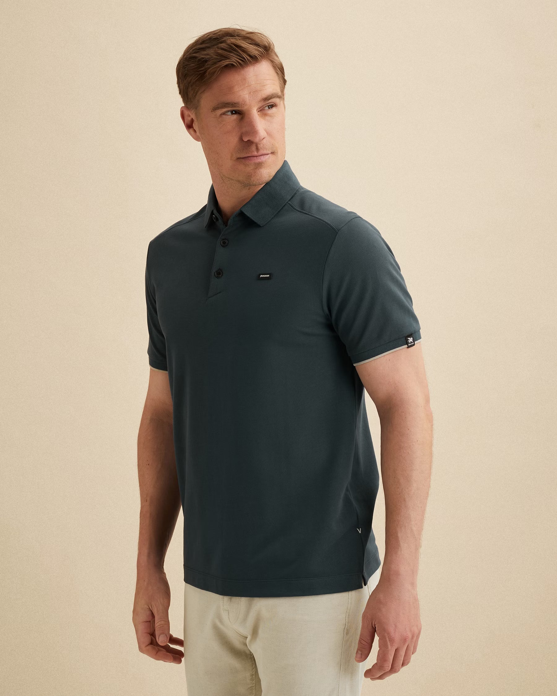 Polo Blauw Comfort Stretch