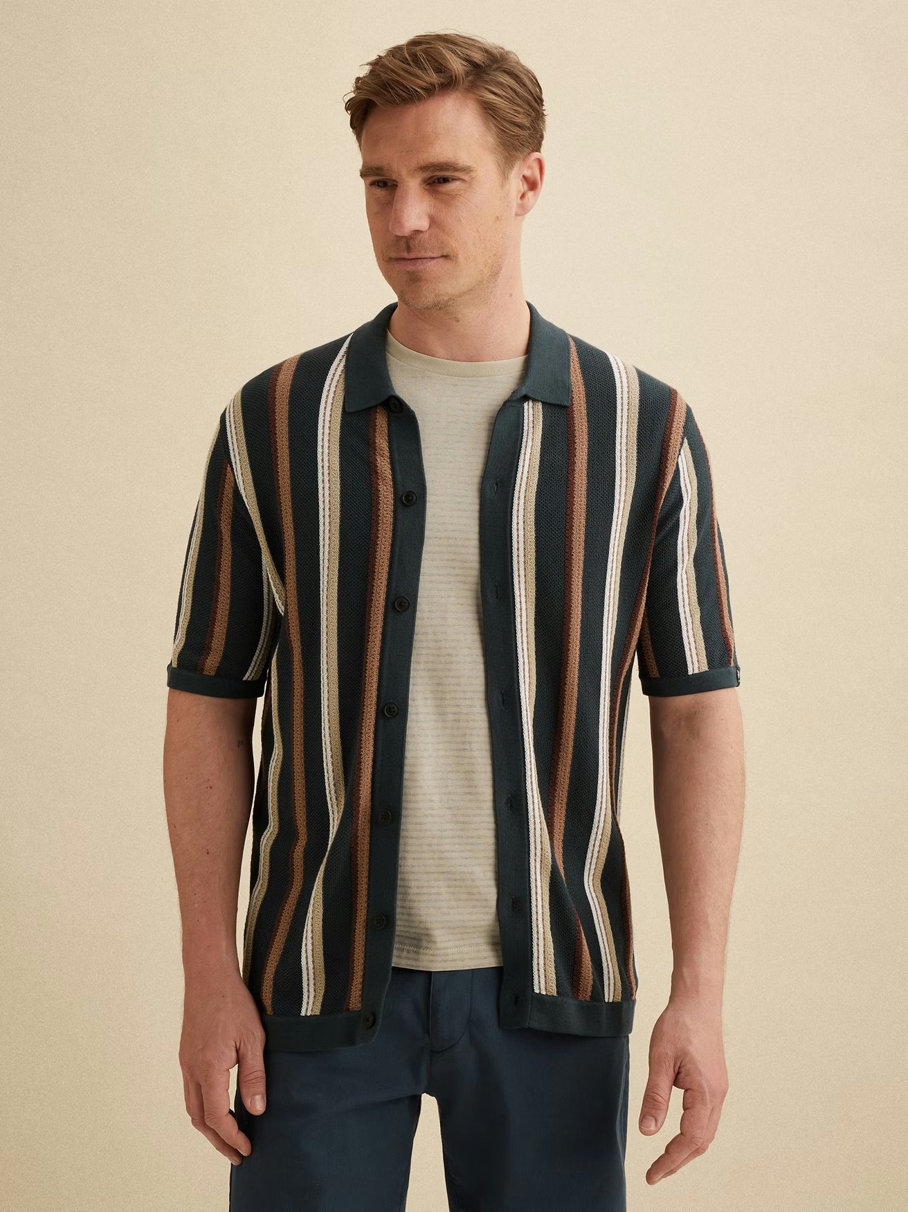 Polo Korte Mouw Midnight Navy