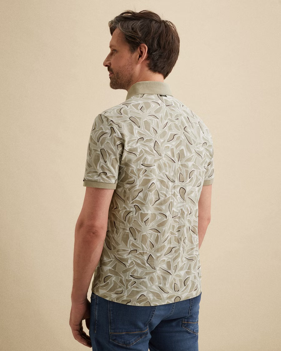VPSS2605881-8265 Polo Print Beige Stretch