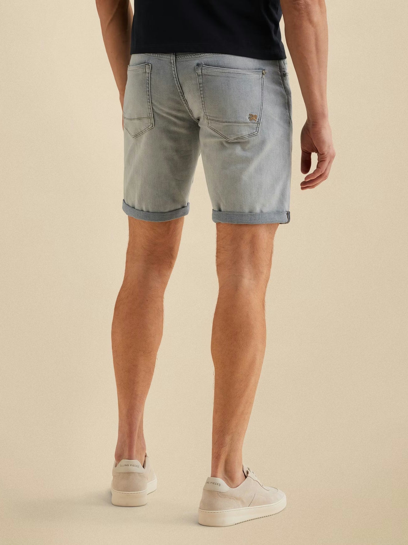 V12 Denim Short Stretch Casual