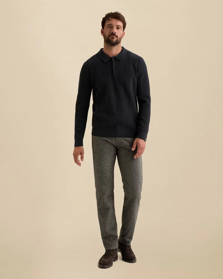 V40 Straight Fit Broek Grijs