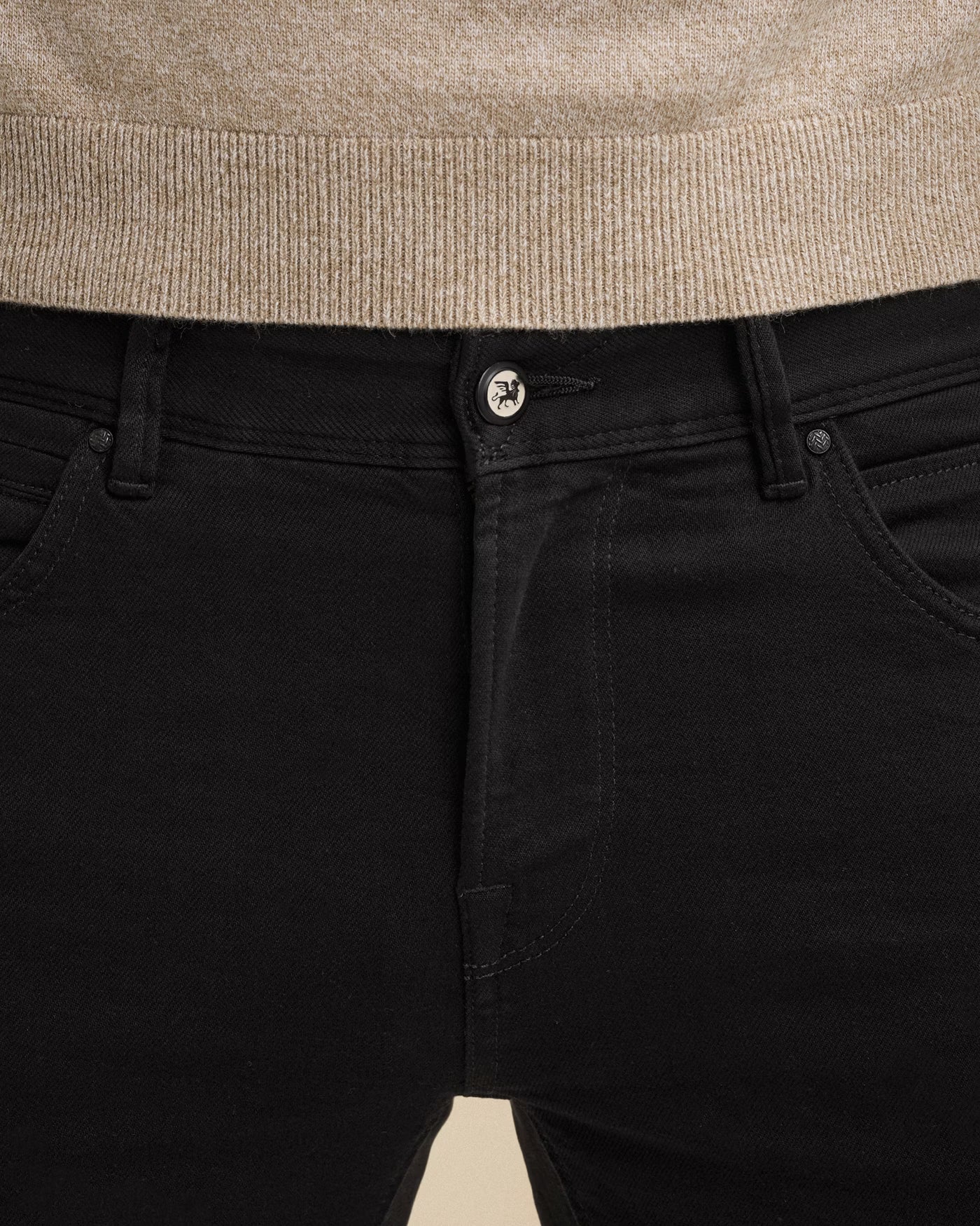 V7 Rider Jeans Zwart