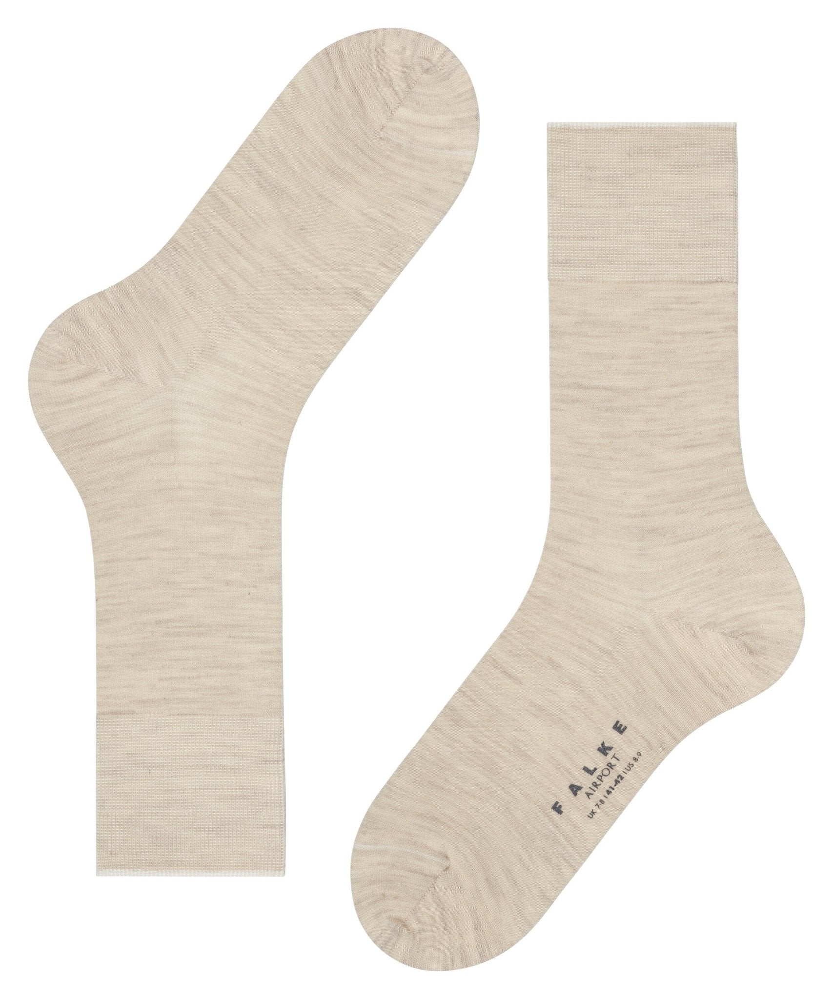 Airport Heren Sokken Beige Melange - Castelijn mode