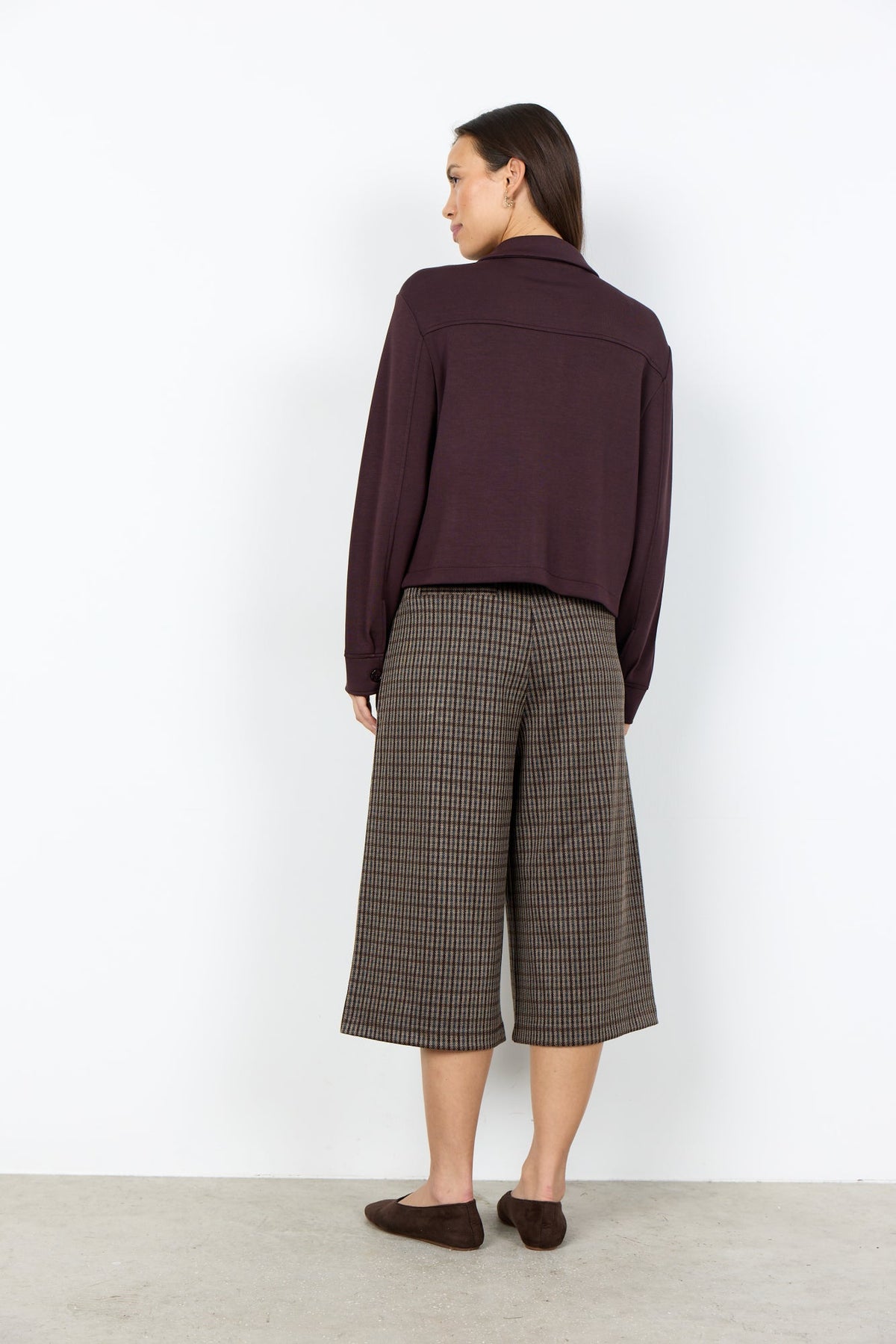 Banu Overshirt Donkerbruin - Castelijn mode