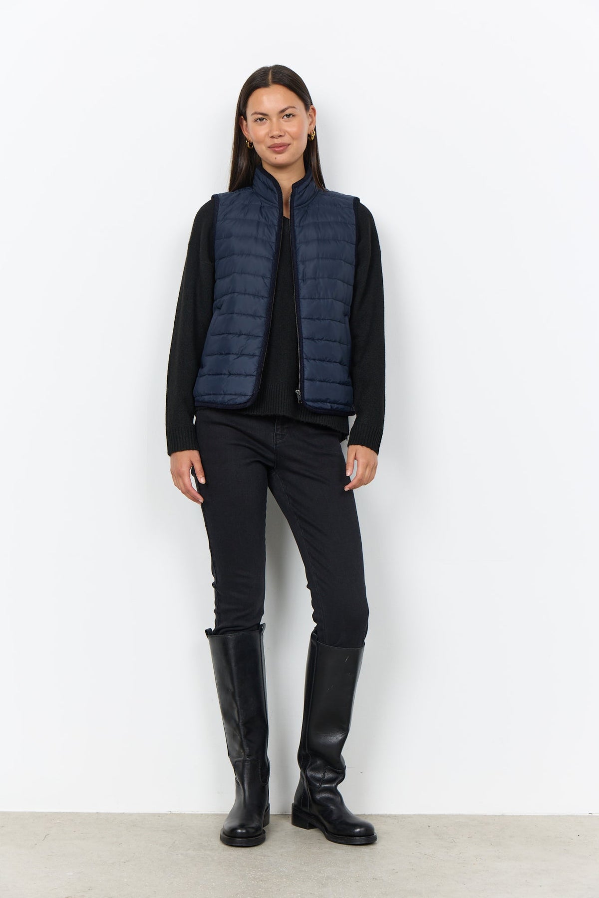 Benete Bodywarmer Donkerblauw - Castelijn mode