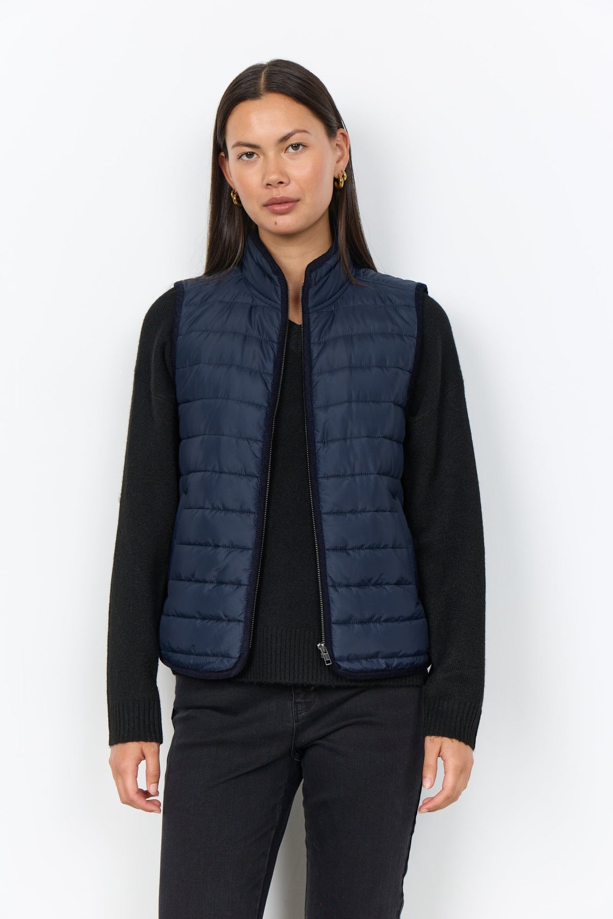 Benete Bodywarmer Donkerblauw - Castelijn mode