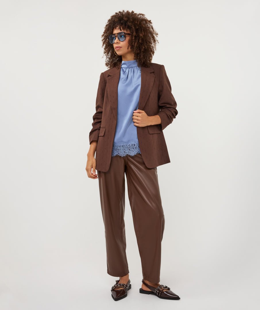 Blazer Glitter Bruin - Castelijn mode