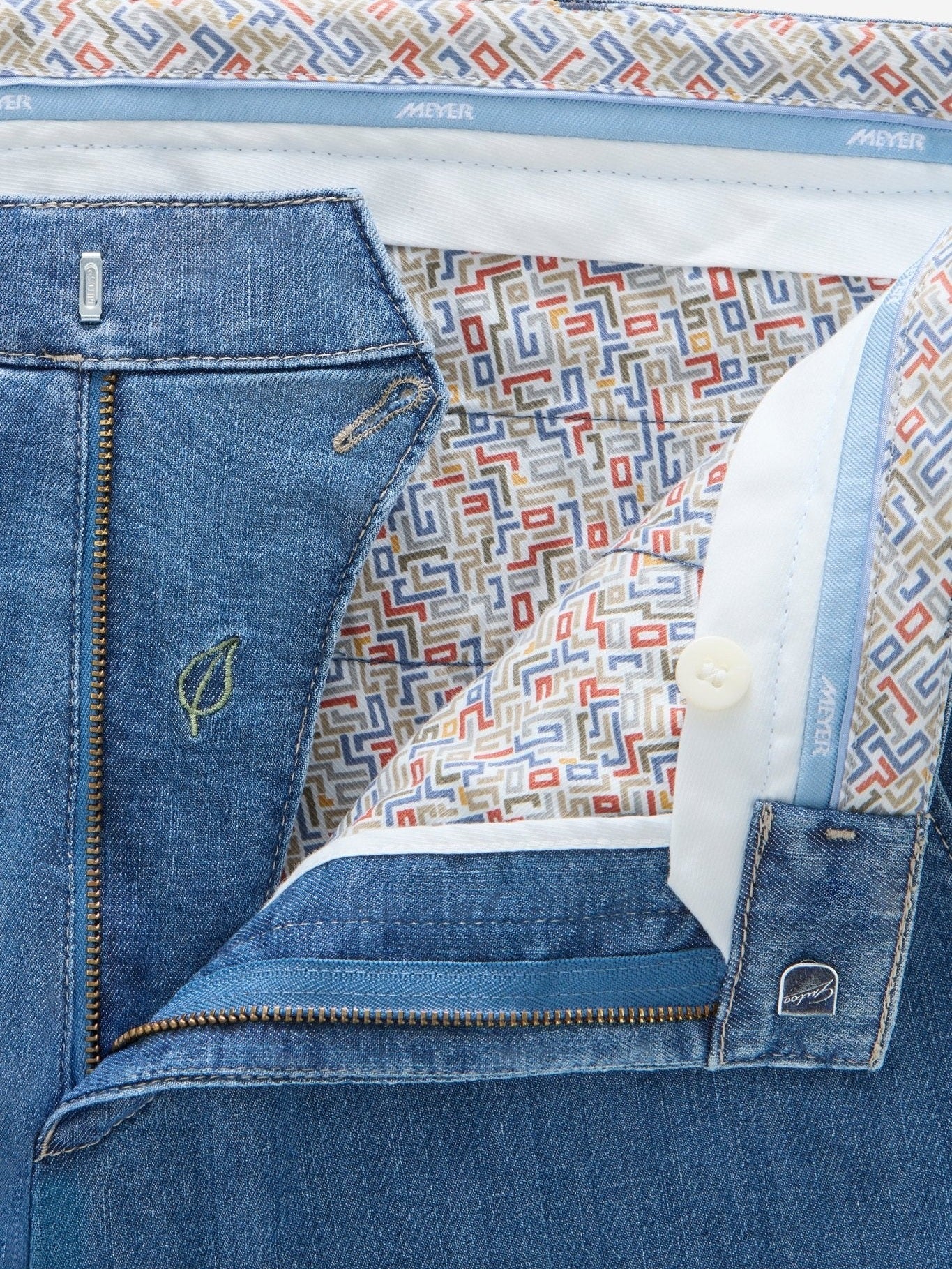 Bonn 1 - 4020 Chino Licht Denim - Castelijn mode