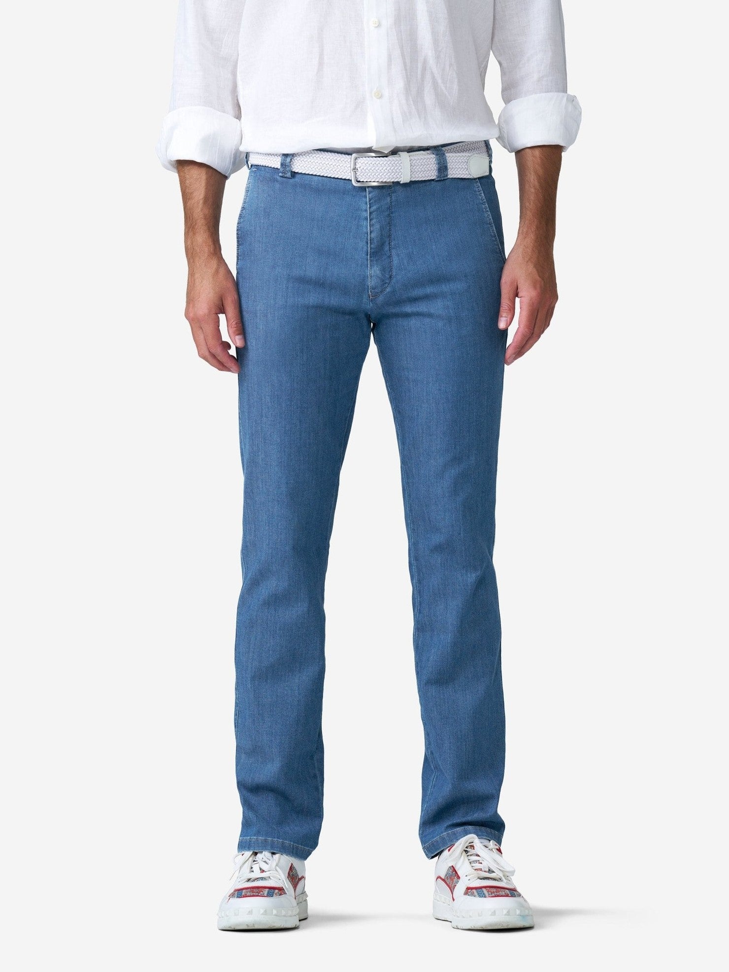 Bonn 1 - 4020 Chino Licht Denim - Castelijn mode