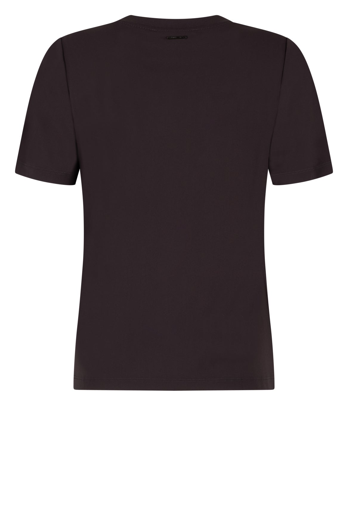 Britt T Shirt Print Donkerbruin - Castelijn mode