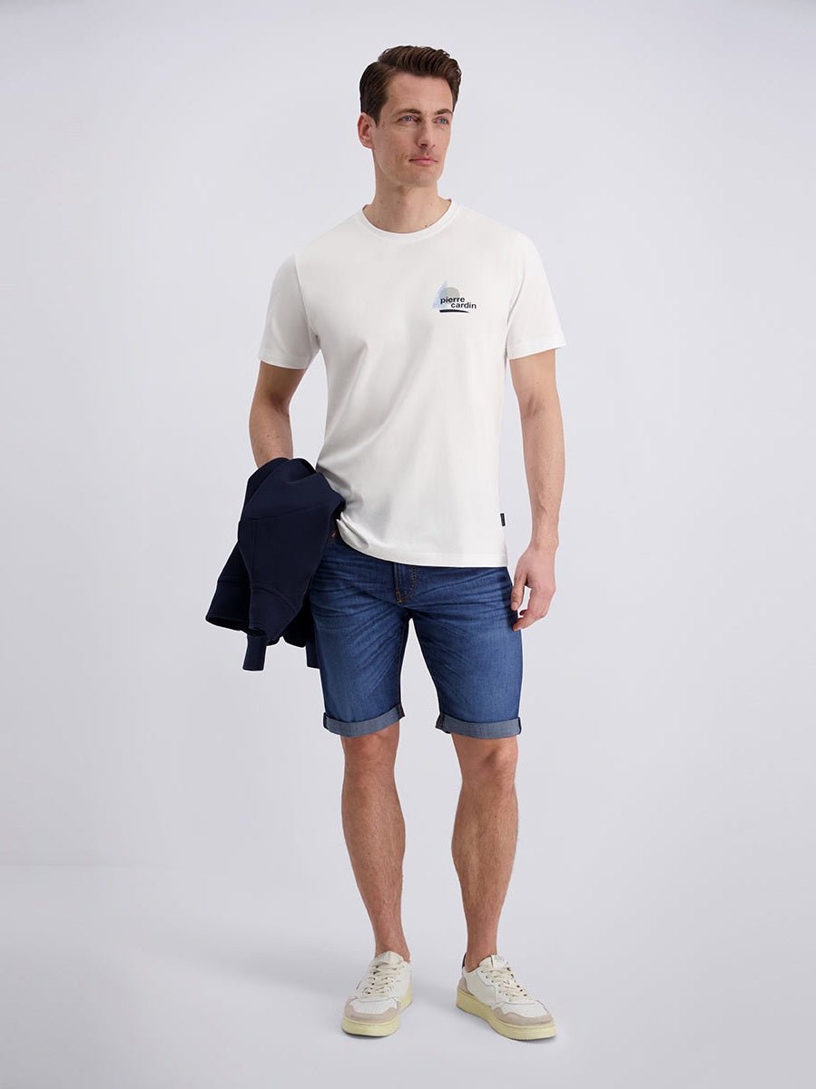 C7 34520.8206_6834 Short Denim Donkerblauw - Castelijn mode