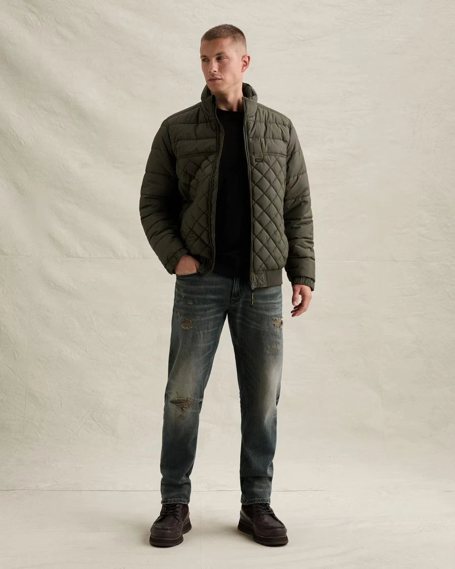 Cargo Glider Flight Jacket Donkergroen - Castelijn mode