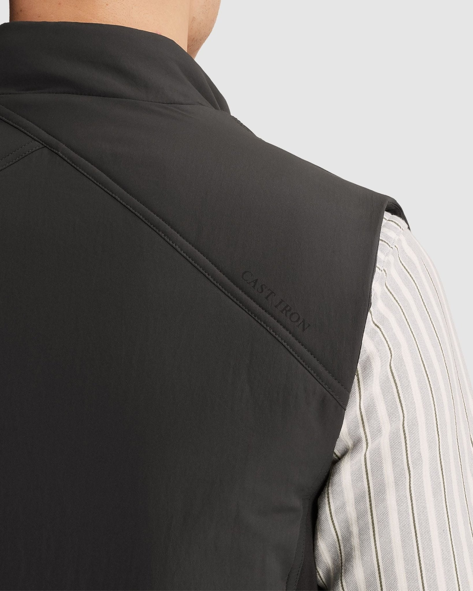 CBW2602140 - 9159 Bodywarmer donkergrijs - Castelijn mode