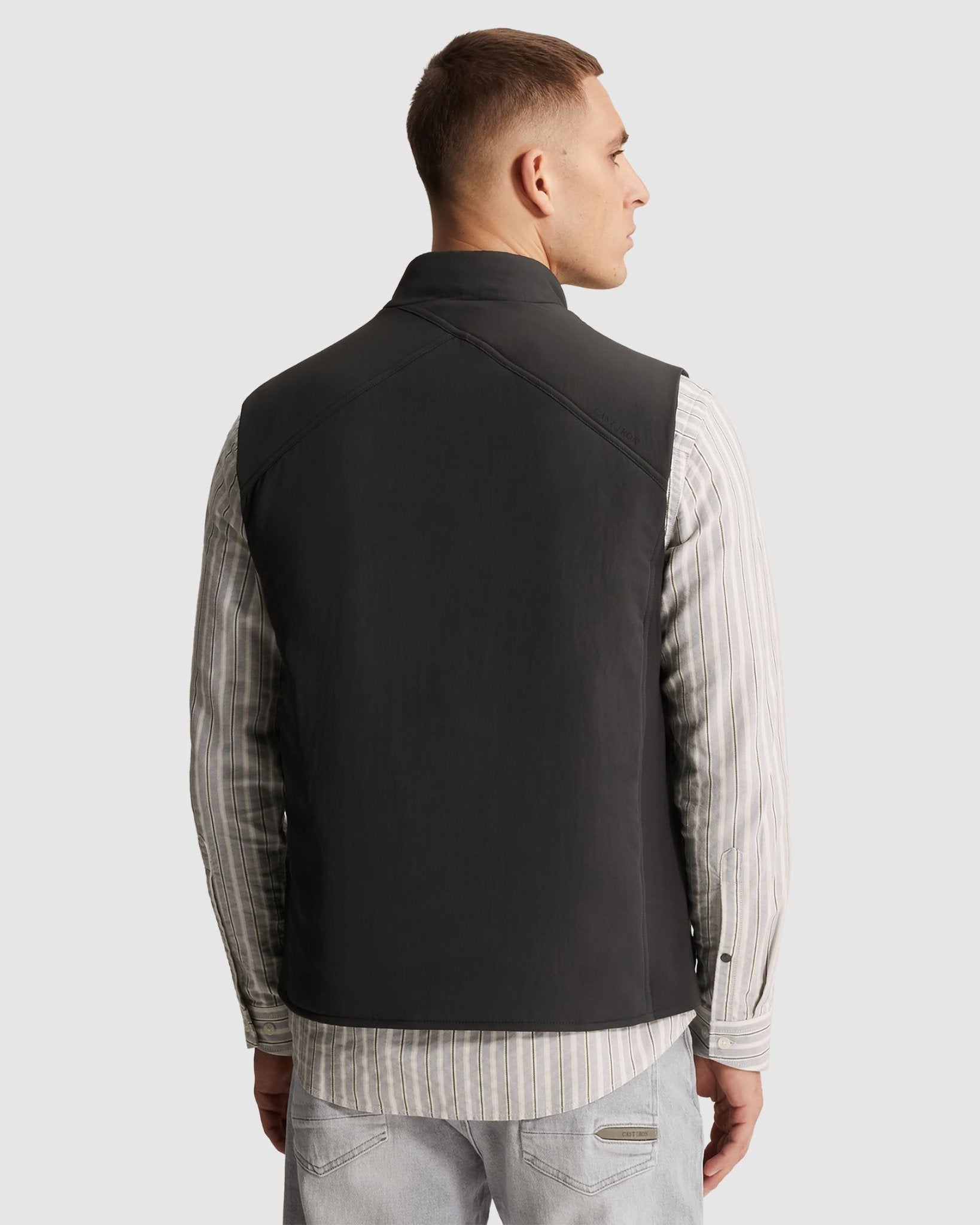 CBW2602140 - 9159 Bodywarmer donkergrijs - Castelijn mode