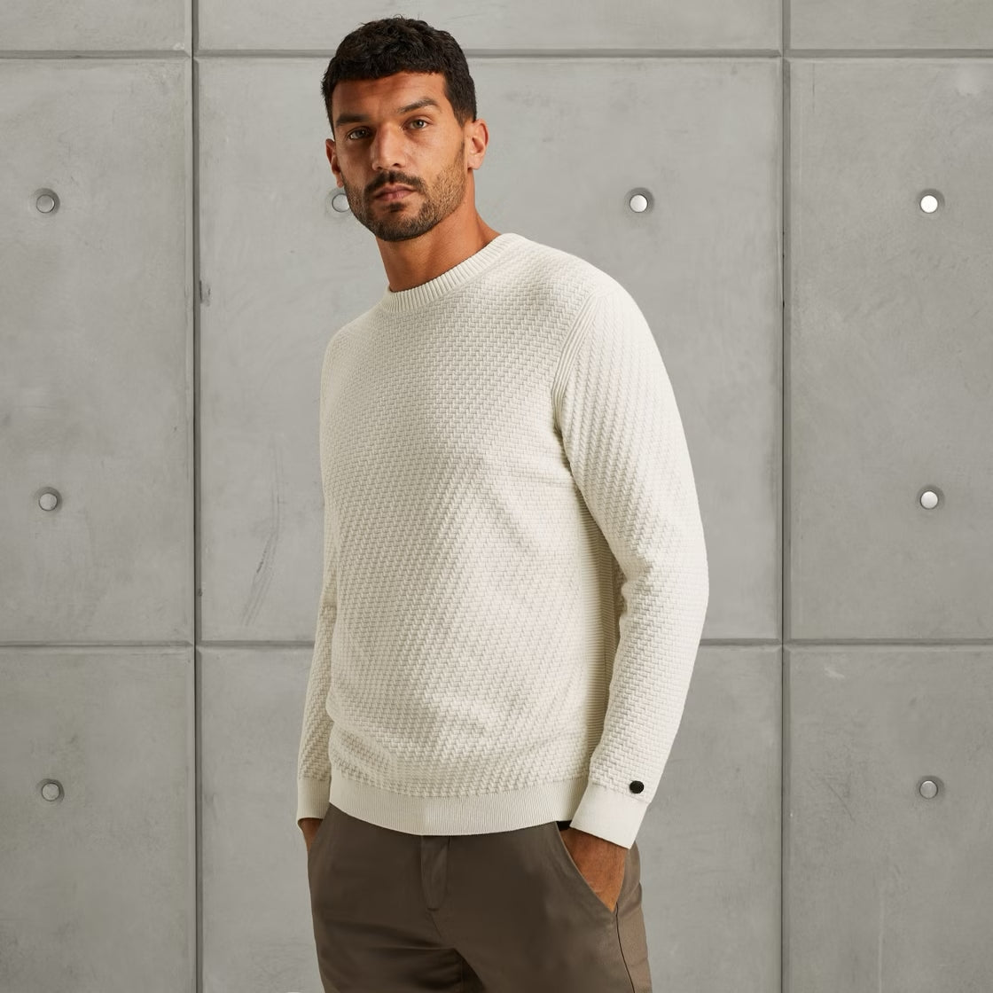 CKW2509314 - 9001 - regular fit cotton stretch structure - Castelijn mode