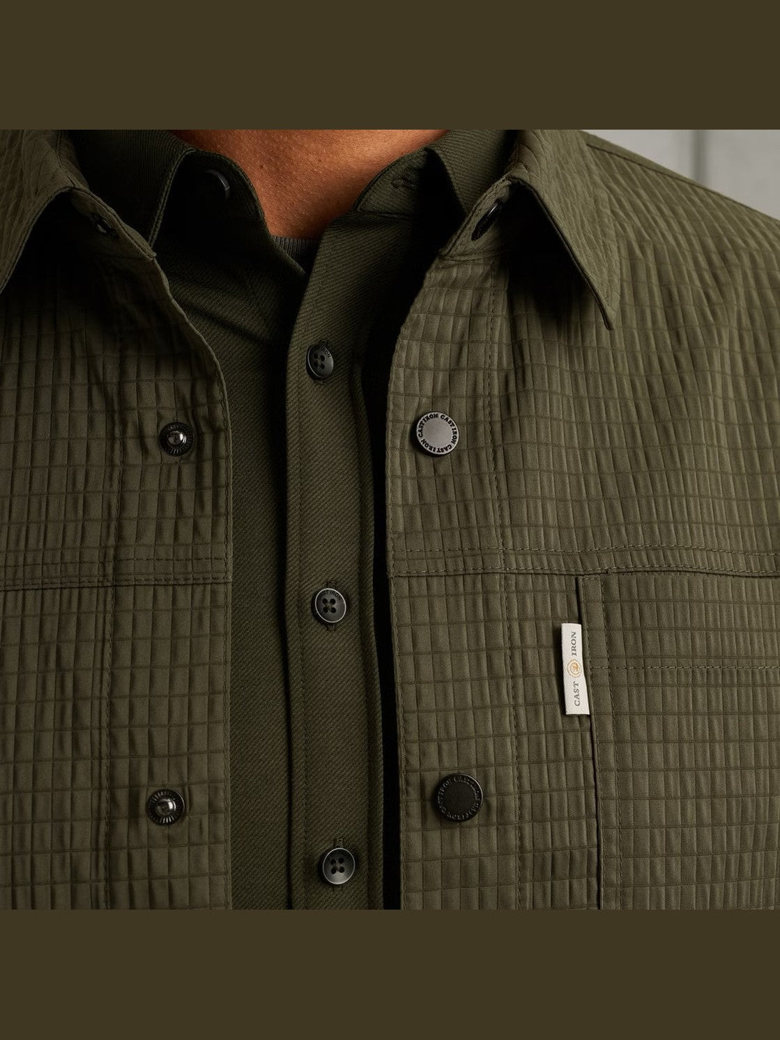 CSI2510259 - 6513 Overshirt met drukknopen - Castelijn mode
