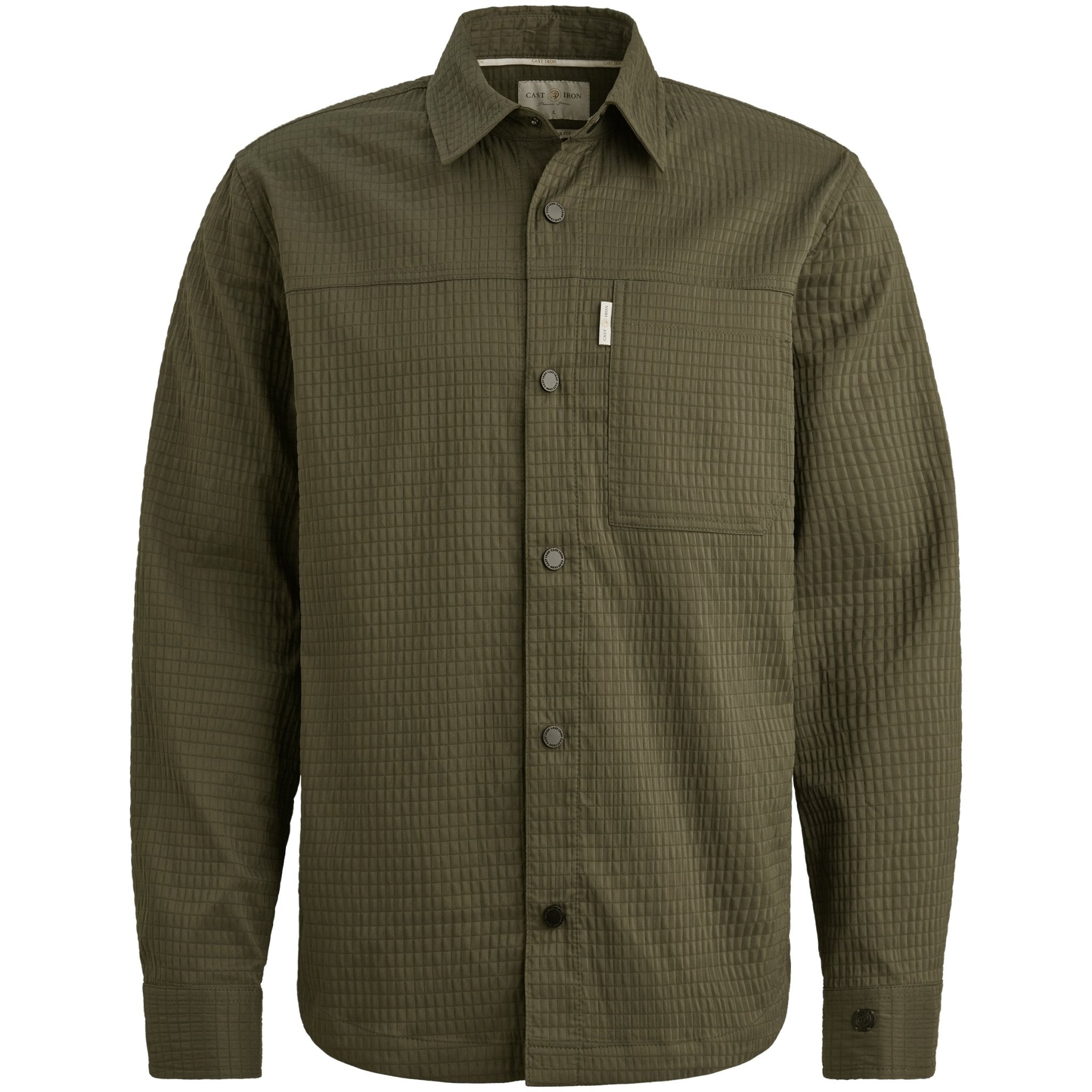 CSI2510259 - 6513 Overshirt met drukknopen - Castelijn mode