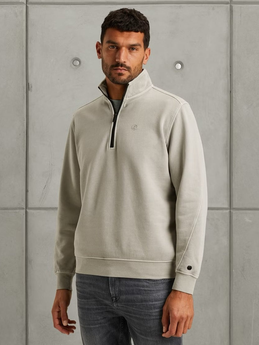 CSW2510446 - 9031 SWEATSHIRT MET HALVE RITS - Castelijn mode