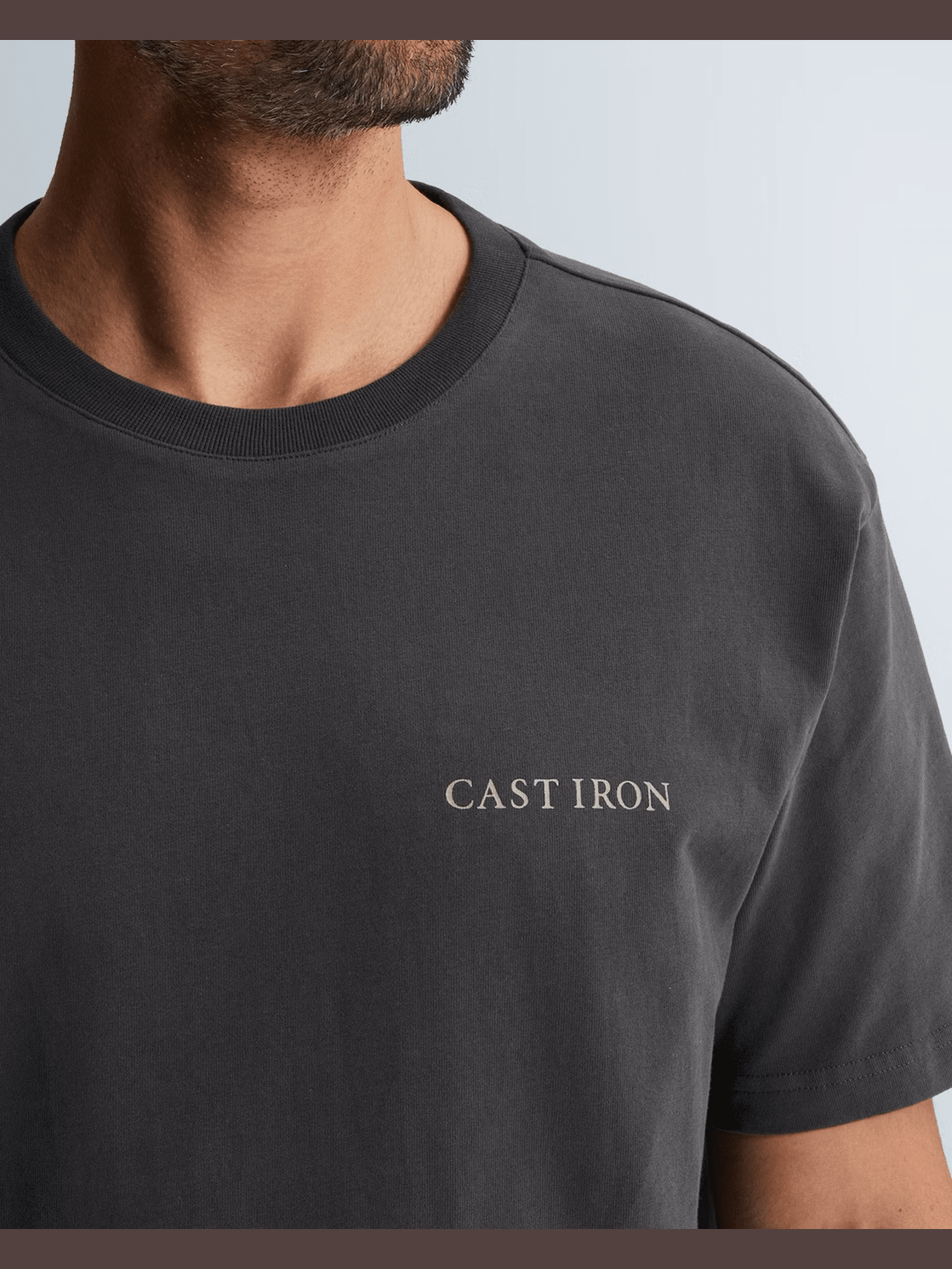 CTSS2603512 - 9159 T-shirt met backprint grijs - Castelijn mode