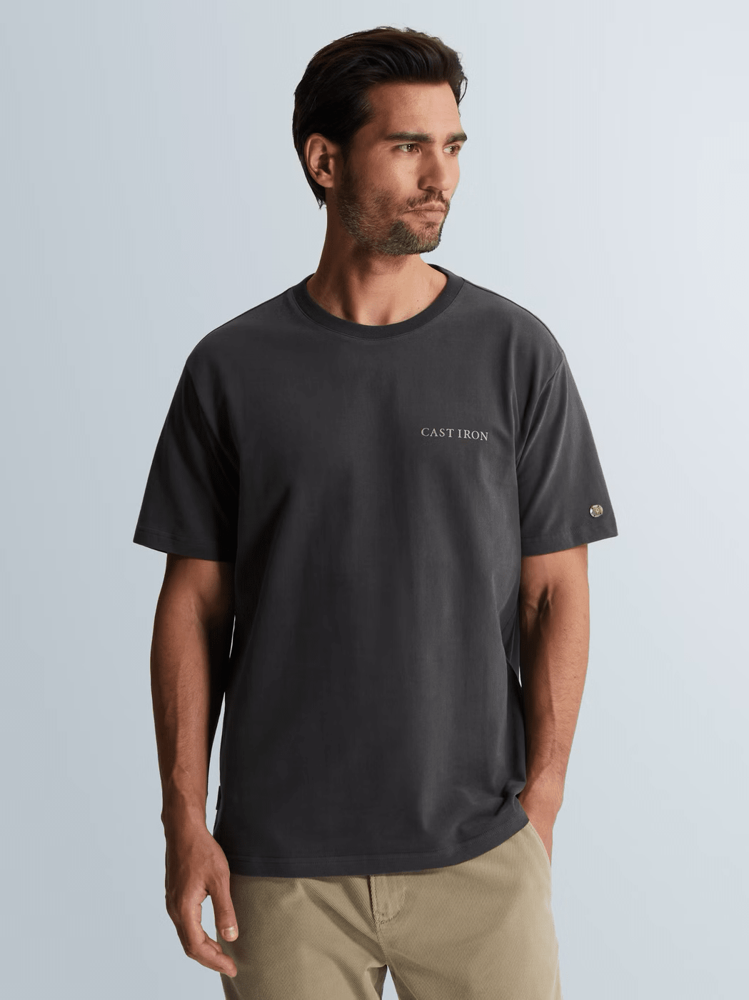 CTSS2603512 - 9159 T-shirt met backprint grijs - Castelijn mode
