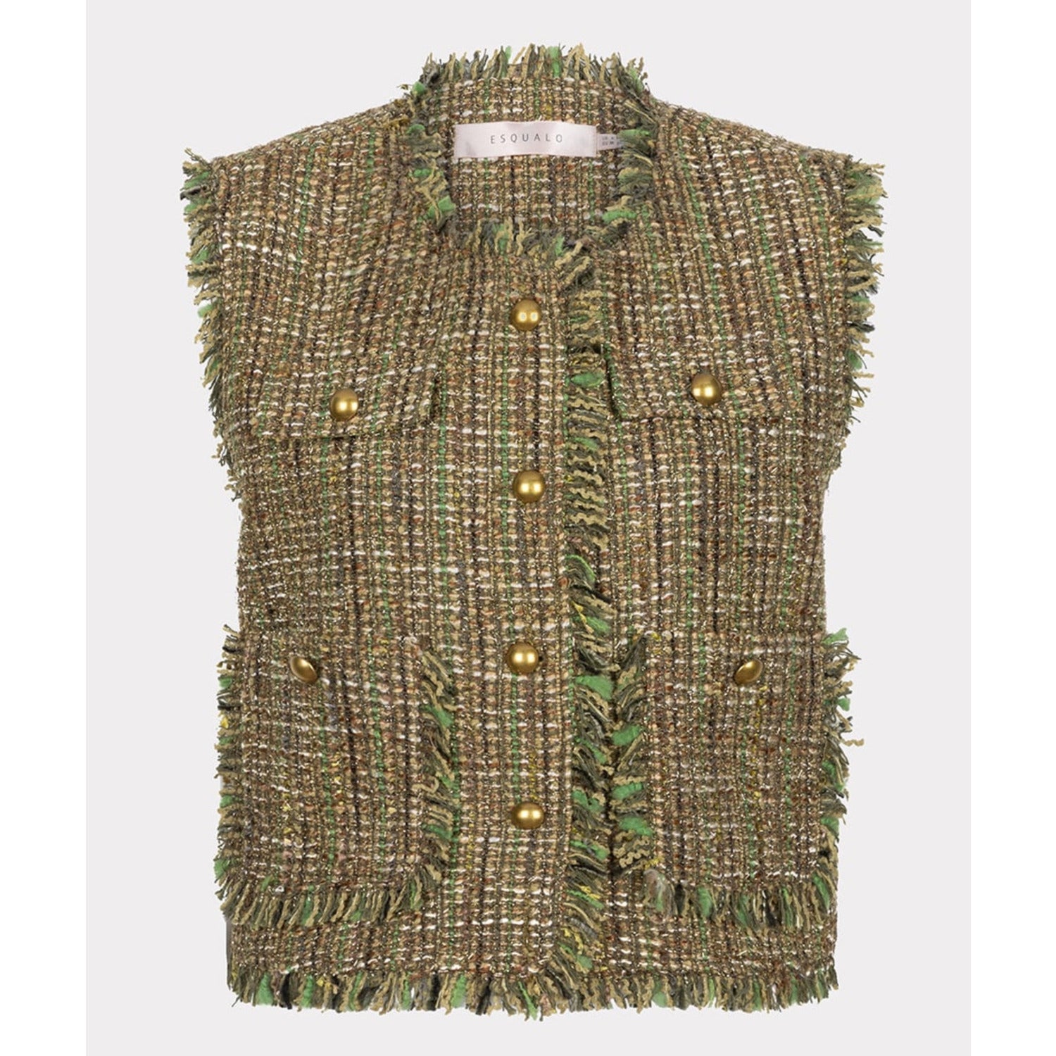 F24.10535 Multi color Gilet - Castelijn mode