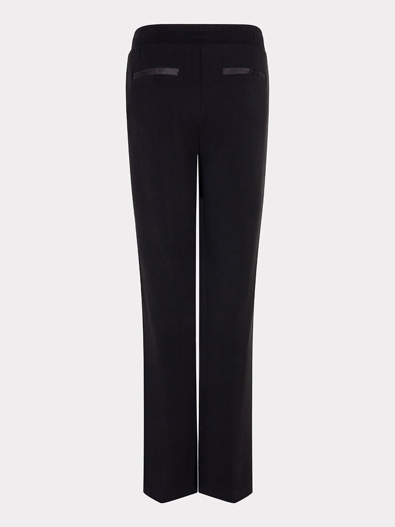 F25.05506 Trousers wide modal black - Castelijn mode