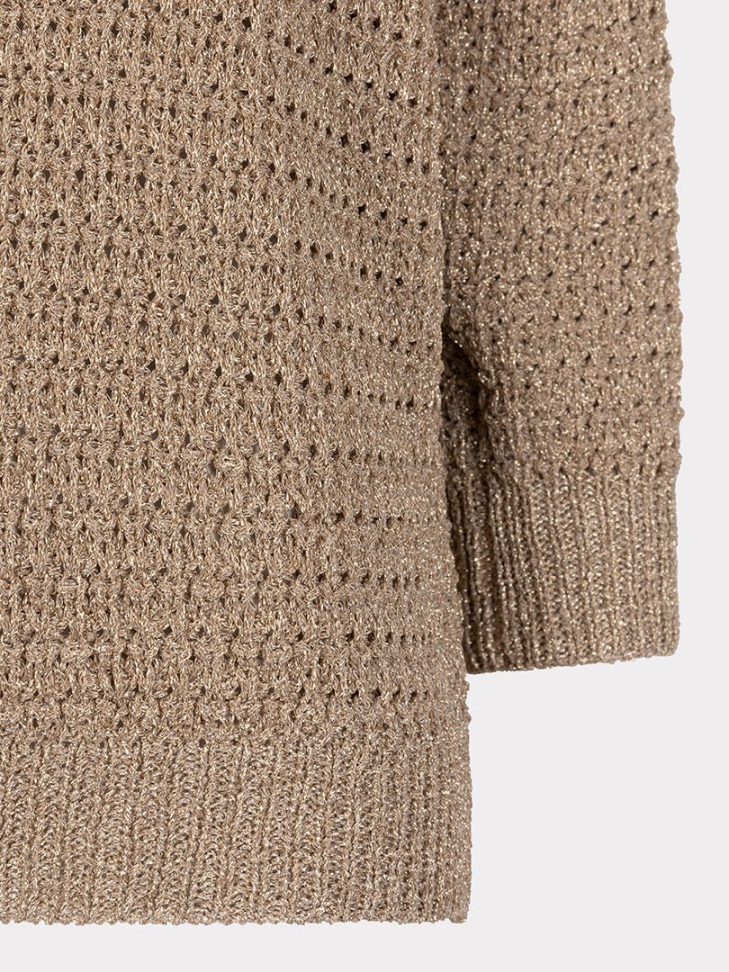 F25.07509 sweater oversized lurex - Castelijn mode