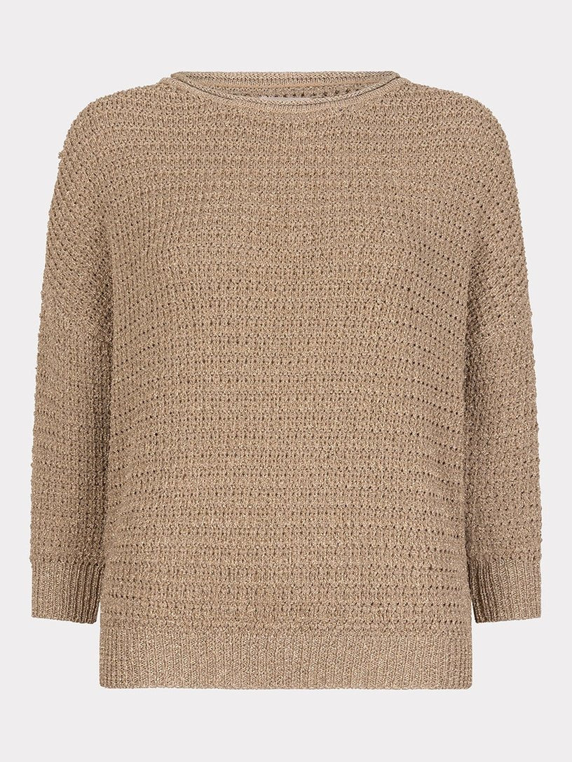 F25.07509 sweater oversized lurex - Castelijn mode