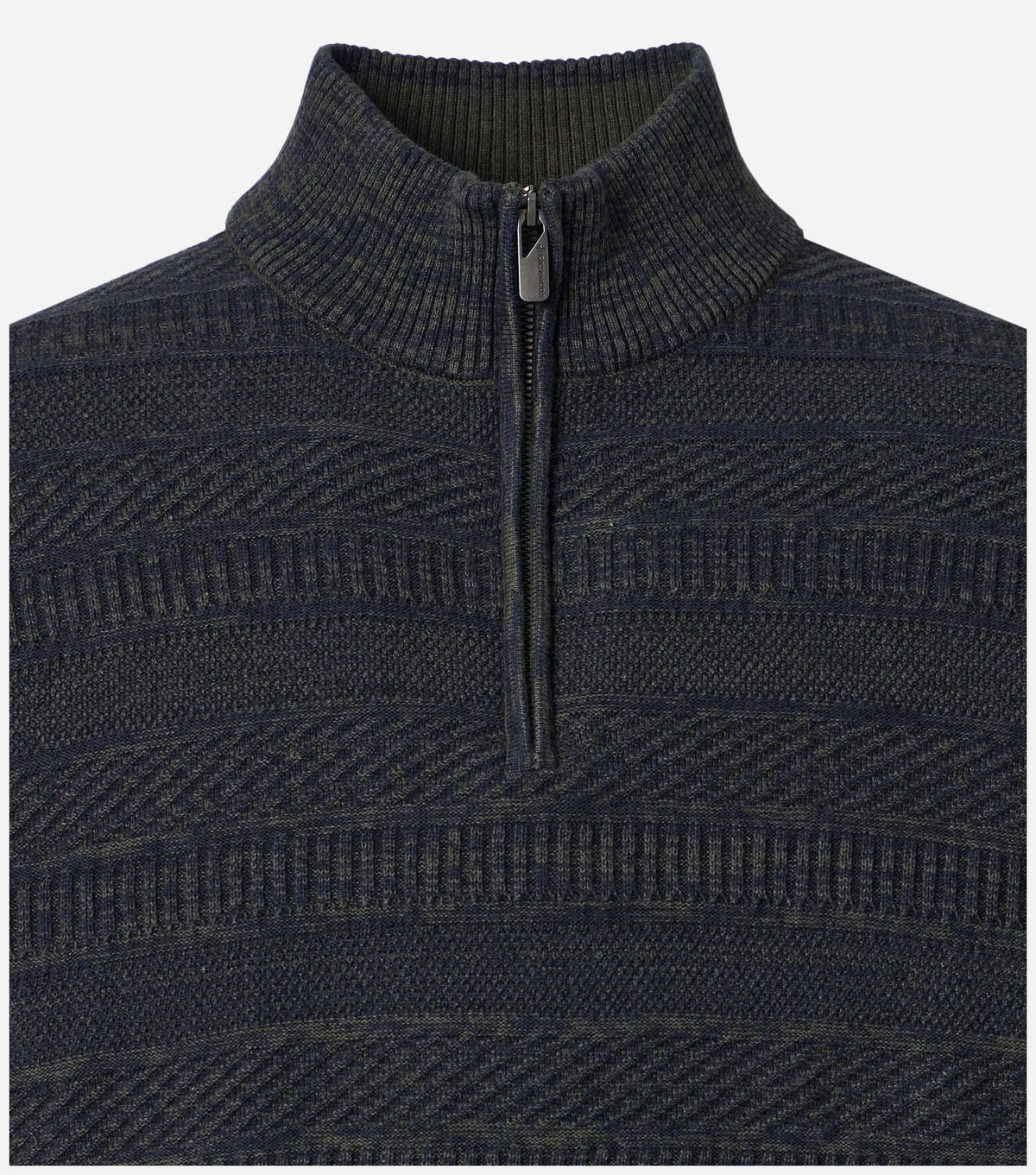 Casa Moda Troyer Structuurbreisel Donkerblauw/Groen - Castelijn mode