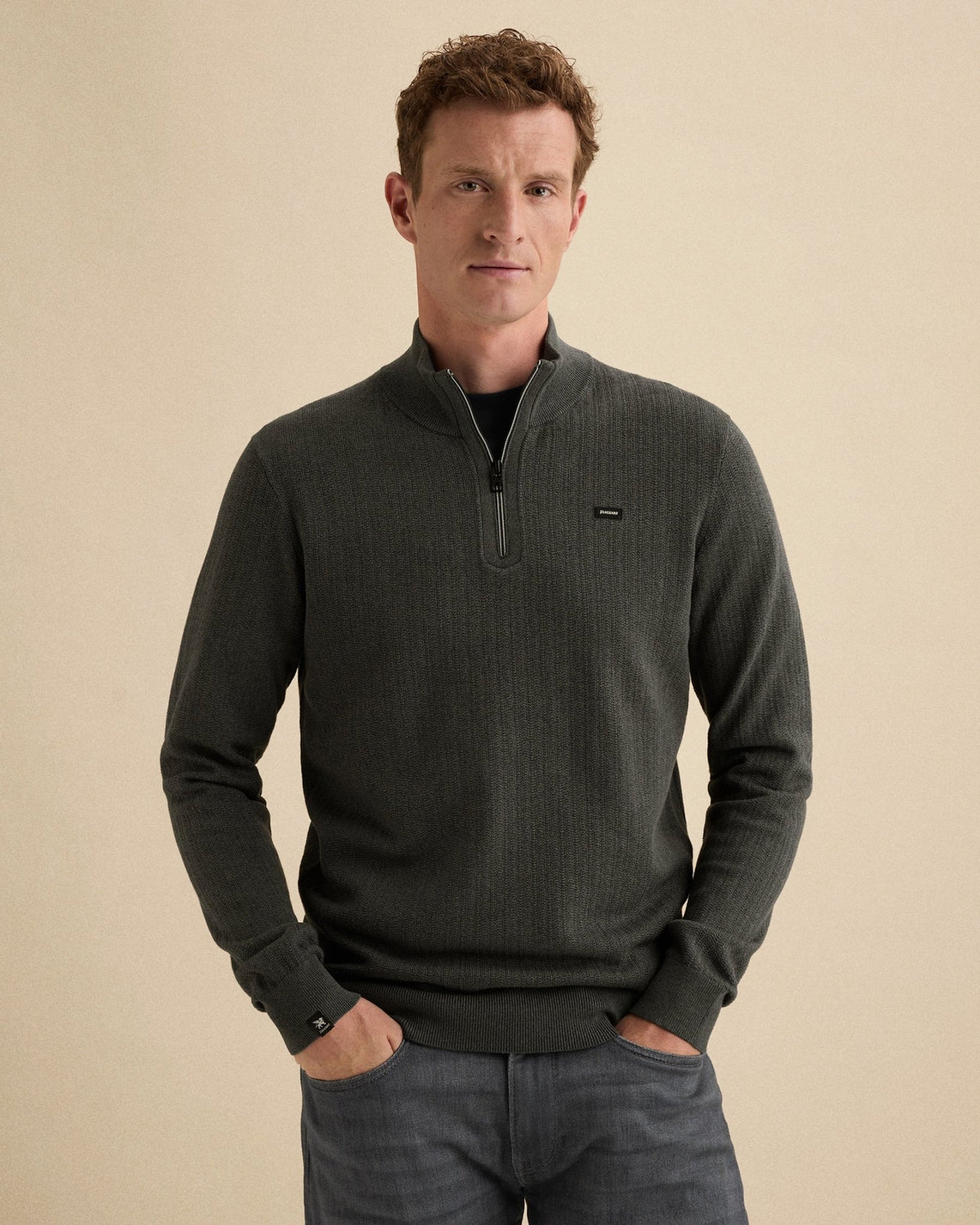 Half Zip Trui Grijs - Castelijn mode