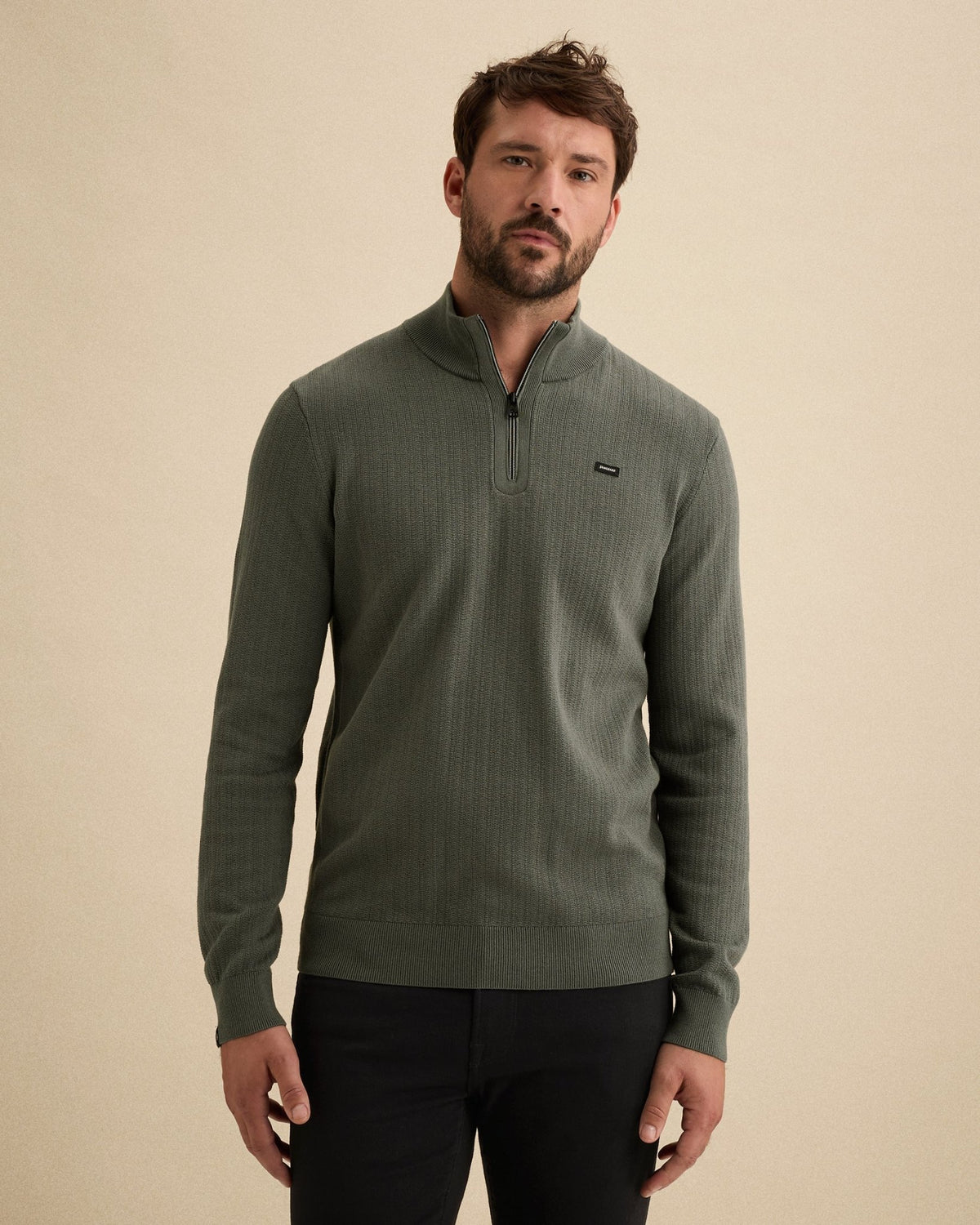Half Zip Trui Groen - Castelijn mode
