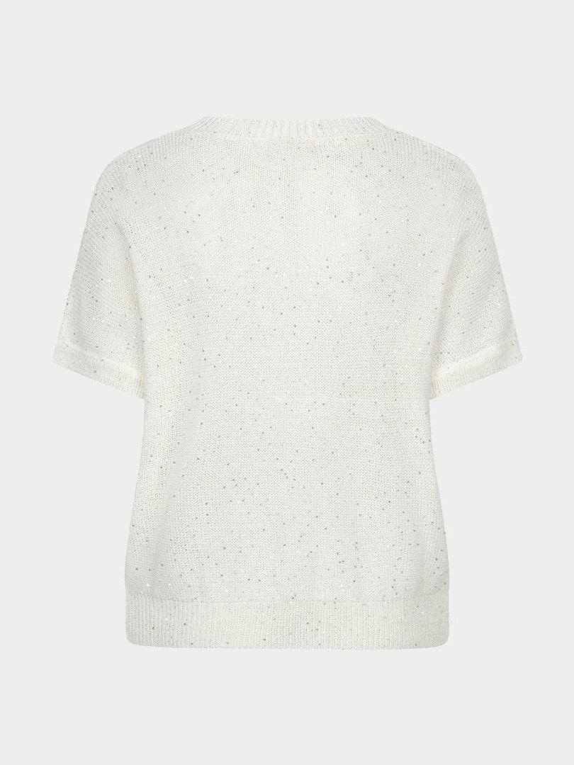 HS26.02220 Sweater Off White Bloemen - Castelijn mode
