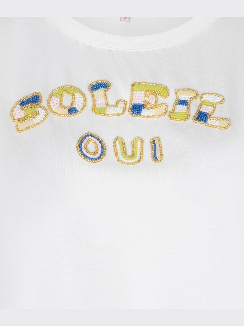 HS26.05200 T-shirt Soleil Off White - Castelijn mode