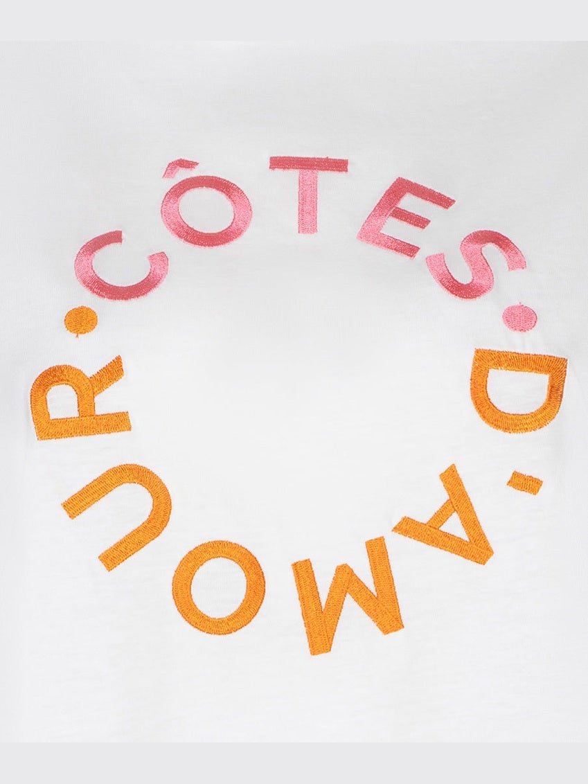 HS26.05204 T-Shirt Off White Print - Castelijn mode
