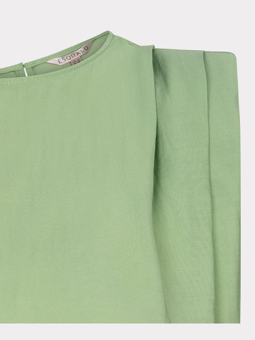 HS26.05212 Top Groen Licht Structuur - Castelijn mode