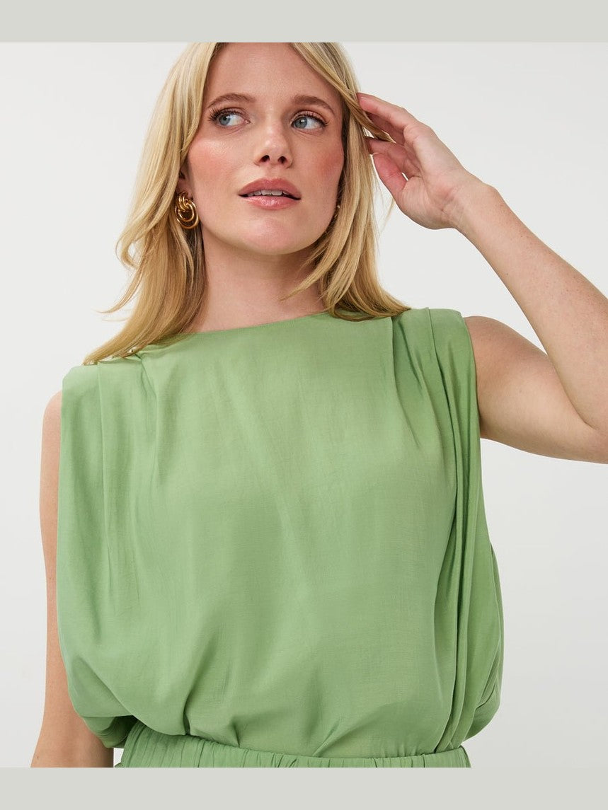 HS26.05212 Top Groen Licht Structuur - Castelijn mode