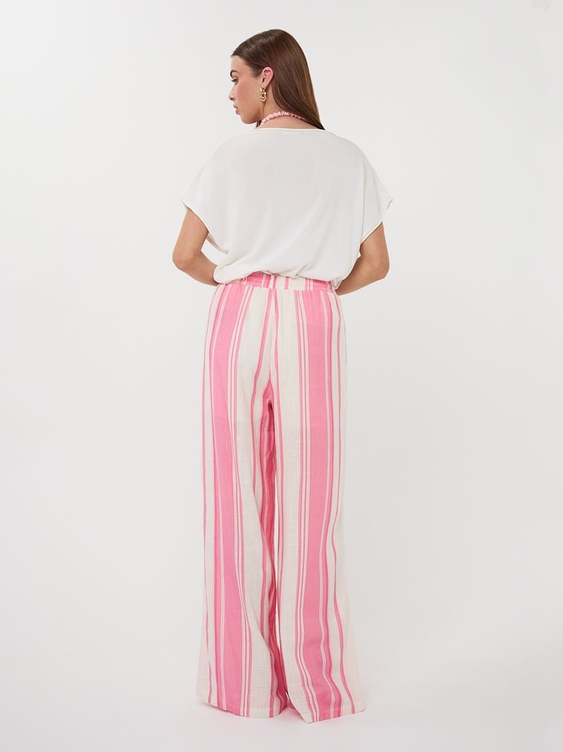 HS26.07210 Top Knit V - Hals Off White - Castelijn mode