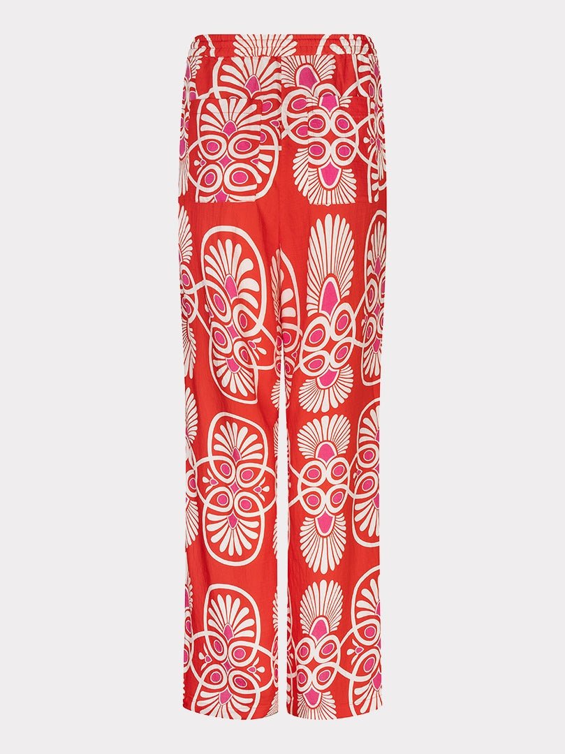 HS26.10204 Broek Wide Leg Print - Castelijn mode