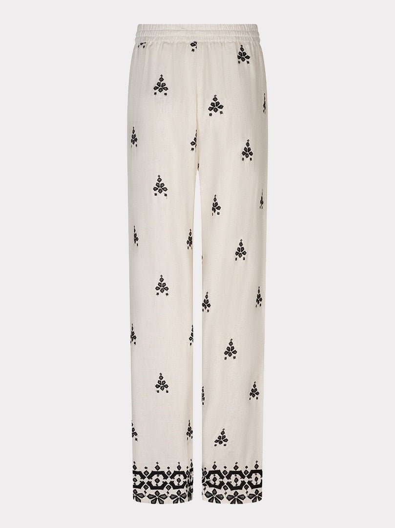 HS26.28201 Broek Linnenmix Beige - Castelijn mode
