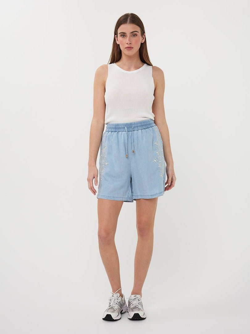 HS26.28244 Short Denimlook Tencel - Castelijn mode