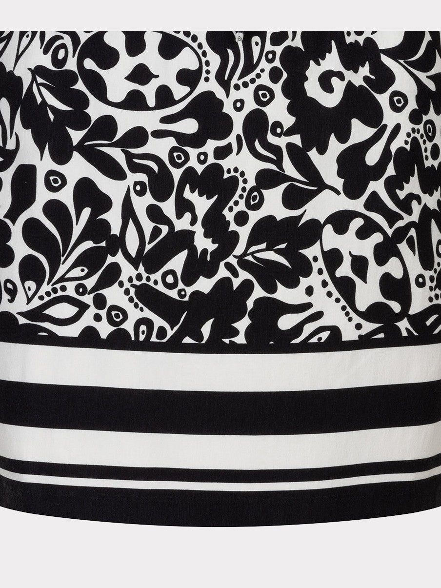 HS26.30203 Rok Print Zwart/Wit - Castelijn mode